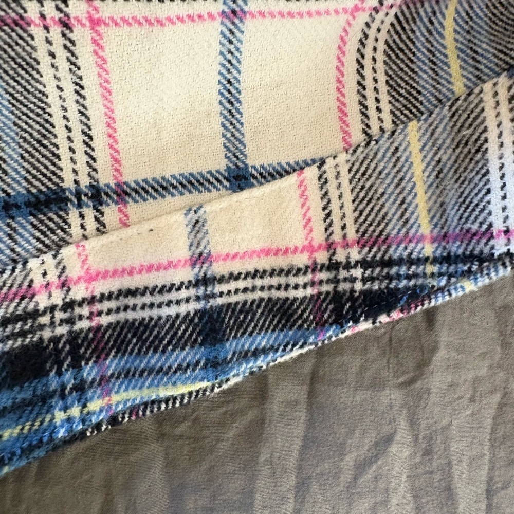 Altar’d State Oakley Cotton Cropped Flannel Shirt Jacket. Size Small. - Picture 8 of 9